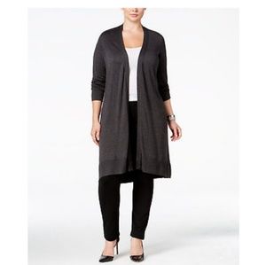 Alfani Womens Knee-length Cardigan